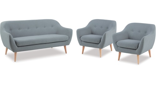 Alunda 2.5 Seater + Chairs x 2 Lounge Suite